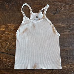 FP Movement Happiness Runs Long Crop Tank - Stone Eagle- XS/S